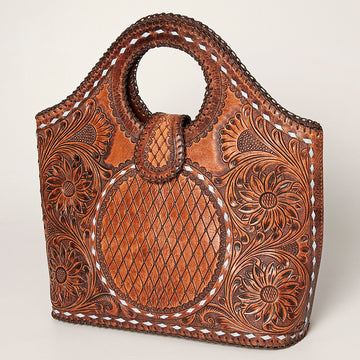 American Darling Tote Hand Tooled Genuine Leather Women Bag Western Handbag Purse